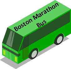 Boston Marathon Bus